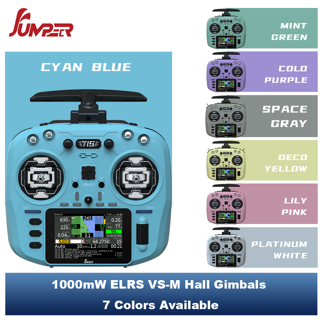 2024 Flagship! Jumper T15 2.4GHz / 915MHz / 868MHz VS-M HALL